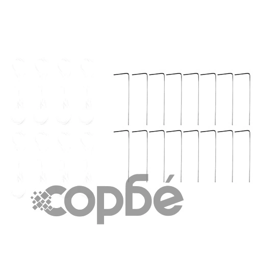 Парти шатър зелен и бял 600x400x266 см полиестер и стомана ➤ топ цена ➤ sorbe.bg