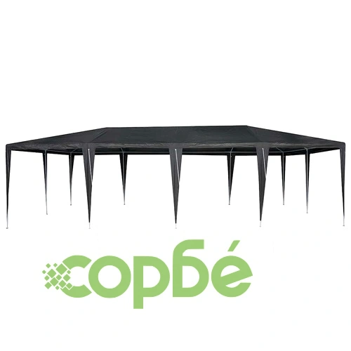 Парти шатра антрацит и бяло 800x400x266 см полиестер стомана ➤ топ цена ➤ sorbe.bg