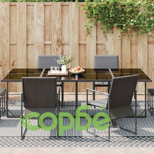 Външен килим ARAKIL черно и сиво 250x600 см полипропилен ➤ топ цена ➤ sorbe.bg