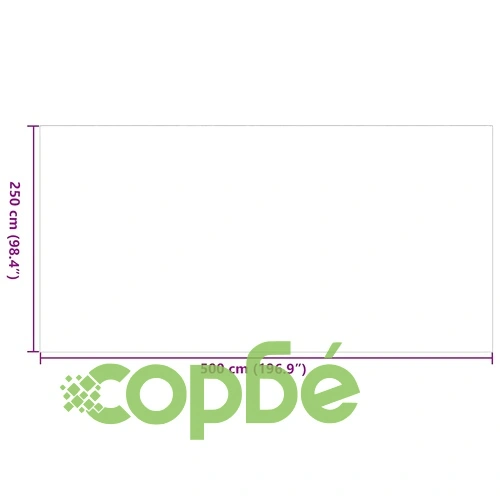 Външен килим ARAKIL сиво и бяло 250x500 см полипропилен ➤ топ цена ➤ sorbe.bg