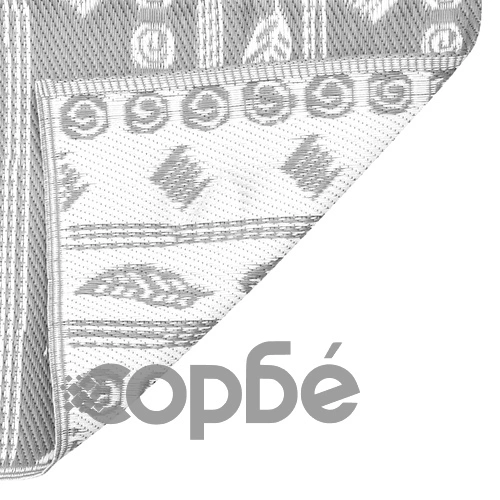 Външен килим ARAKIL сив 300x400 см полипропилен ➤ топ цена ➤ sorbe.bg