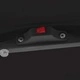 Градински парасол с LED осветление 295x295x245 см черен полиестер стомана