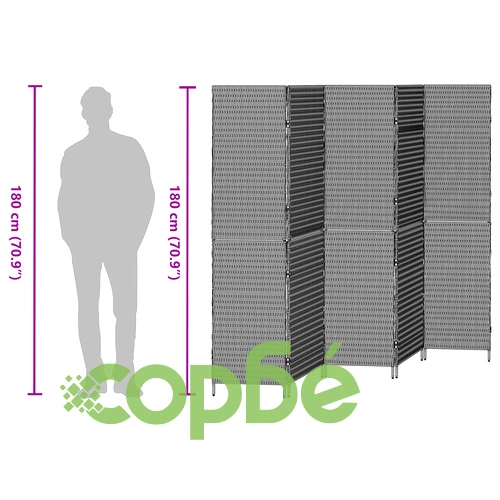 Разделител за стая от натурално дърво - 5-панелен сгъваем параван в бежов цвят, 180 см ➤ топ цена ➤ sorbe.bg