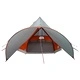Типи палатка за 3 души, сиво и оранжево, 312 x 312 x 197 см