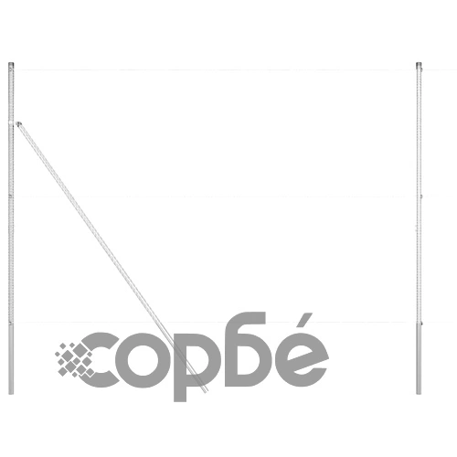 Заварена стоманена мрежа ограда 1.6 x 50 m - Поцинкована стомана ➤ топ цена ➤ sorbe.bg