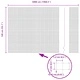 Заварена мрежеста ограда от стомана 1.4 x 50 м зелена с PVC покритие