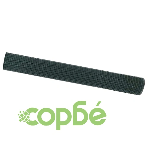 Заварена мрежеста ограда от стомана 1.4 x 50 м зелена с PVC покритие ➤ топ цена ➤ sorbe.bg