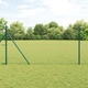 Шестоъгълна оградна мрежа, зелена, 1,4x100 м, стомана с PVC покритие