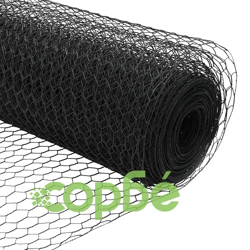 Шестоъгълна метална ограда с PVC покритие, сива, 1,6x100 м ➤ топ цена ➤ sorbe.bg
