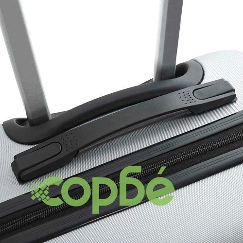 Комплект куфари с твърда обвивка 3 броя ABS пластмаса сребрист 20 24 28 ➤ топ цена ➤ sorbe.bg