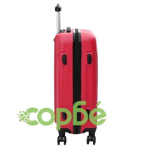 Комплект куфари с твърда обвивка 3 броя ABS пластмаса червени 50x31x78 см ➤ топ цена ➤ sorbe.bg