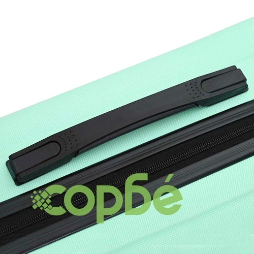 Комплект куфари с твърда обвивка 3 броя ABS пластмаса ментово зелен 20 24 28 ➤ топ цена ➤ sorbe.bg