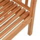 Градинска пейка от тиково дърво масив 120x53.5x85 см кафяво