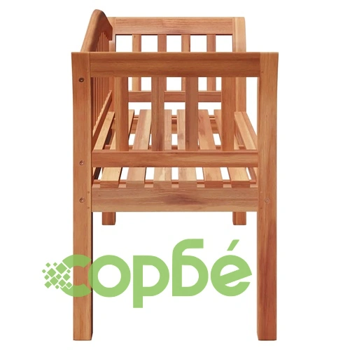 Градинска пейка от тиково дърво масив 120x53.5x85 см кафяво ➤ топ цена ➤ sorbe.bg