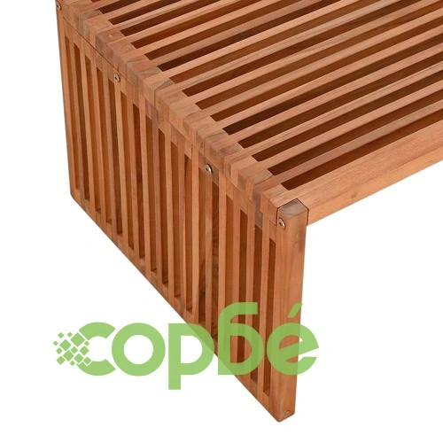 Странична градинска масичка от тиково дърво 90 x 50 x 36 см, кафяво ➤ топ цена ➤ sorbe.bg