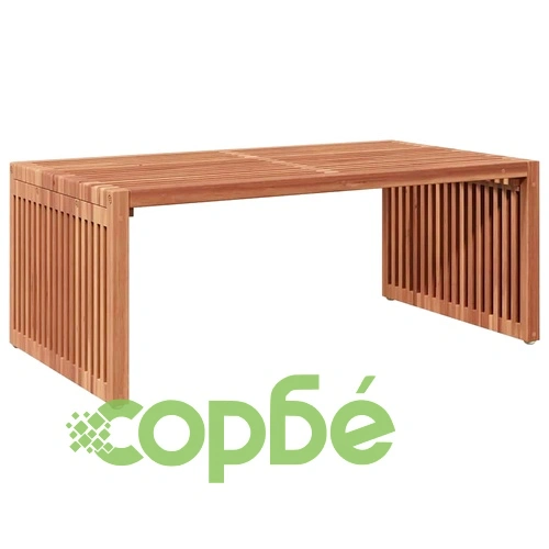 Странична градинска масичка от тиково дърво 90 x 50 x 36 см, кафяво ➤ топ цена ➤ sorbe.bg