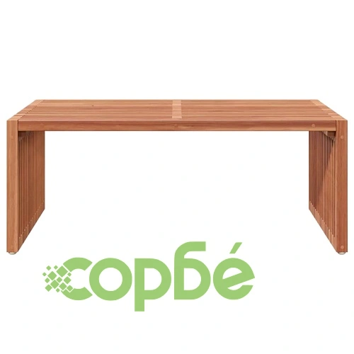Странична градинска масичка от тиково дърво 90 x 50 x 36 см, кафяво ➤ топ цена ➤ sorbe.bg