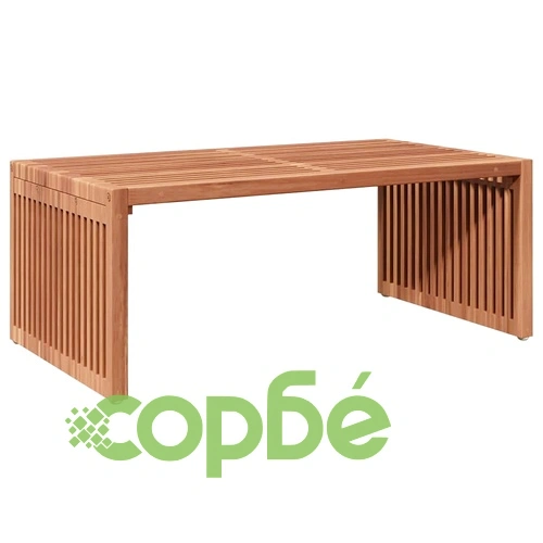 Странична градинска масичка от тиково дърво 90 x 50 x 36 см, кафяво ➤ топ цена ➤ sorbe.bg