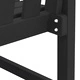 Градинска пейка Черно 120 x 59 x 88 см HDPE