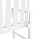 Градински столове за хранене 2 бр. бели HDPE пластмаса 65.5x59x88 см