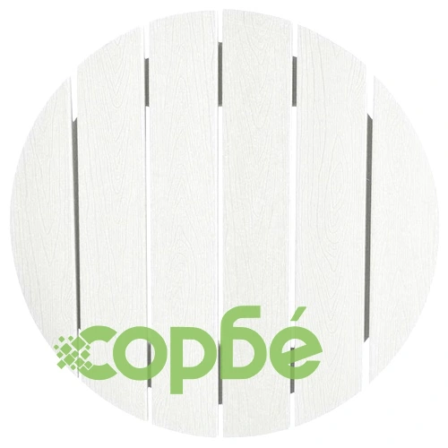 Бар маса Бяло 55 x 55 x 107 см HDPE ➤ топ цена ➤ sorbe.bg