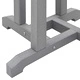 Бар маса Светлосиво 55 x 55 x 107 см HDPE
