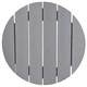 Бар маса Светлосиво 55 x 55 x 107 см HDPE