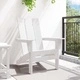Сгъваем стол Adirondack, HDPE пластмаса, Бяло, 80,5 x 74,5 x 92 см