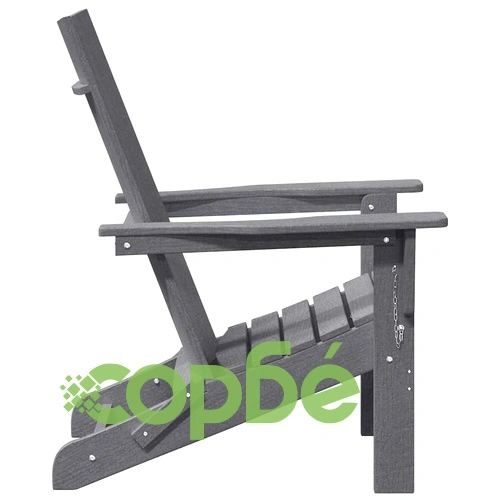 Сгъваем градински стол Adirondack светлосив 74.5x80.5x90 см HDPE ➤ топ цена ➤ sorbe.bg