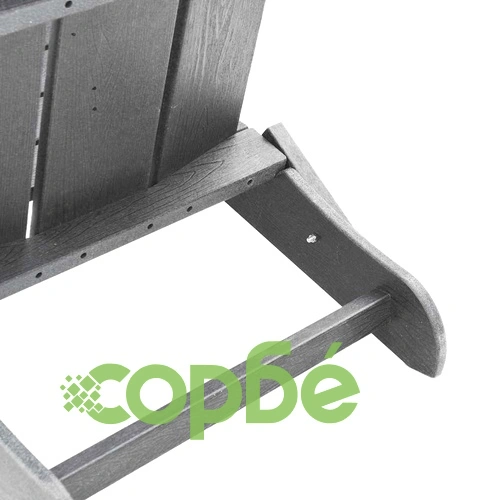 Сгъваем градински стол Adirondack светлосив 74.5x80.5x90 см HDPE ➤ топ цена ➤ sorbe.bg