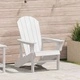 Стол Adirondack, HDPE, Бяло, 74 x 82 x 92 см