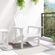Стол Adirondack, HDPE, Бяло, 74 x 82 x 92 см