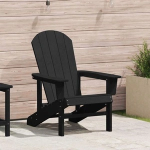 Стол Adirondack черен 74x82x92 см HDPE пластмаса