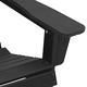 Стол Adirondack черен 74x82x92 см HDPE пластмаса
