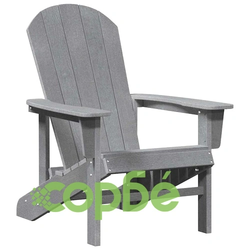 Стол Adirondack от HDPE, Светлосиво, 74x82x92 см ➤ топ цена ➤ sorbe.bg