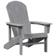 Стол Adirondack от HDPE, Светлосиво, 74x82x92 см