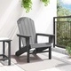 Стол Adirondack от HDPE, Светлосиво, 74x82x92 см