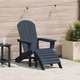 Стол Adirondack с подложка за крака Нейви 74x82x92см HDPE пластмаса