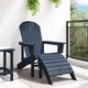 Стол Adirondack с подложка за крака Нейви 74x82x92см HDPE пластмаса