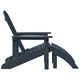 Стол Adirondack с подложка за крака Нейви 74x82x92см HDPE пластмаса