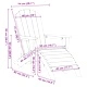 Стол Adirondack светлосив 74x82x92 см HDPE пластмаса