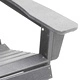 Стол Adirondack светлосив 74x82x92 см HDPE пластмаса