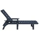 Шезлонг Морско синьо HDPE 53x162x98.5 см
