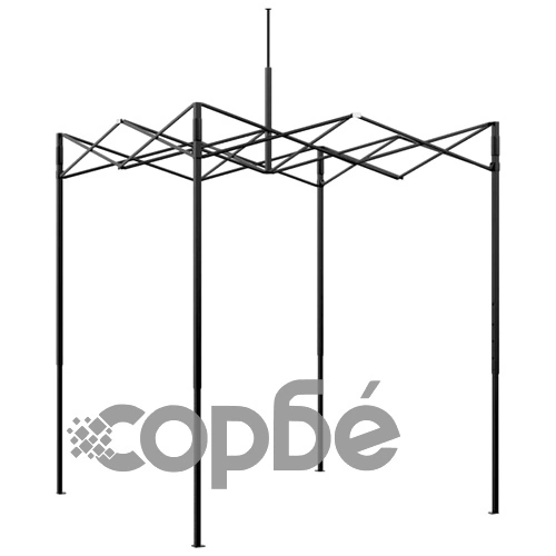 Оранжерия с покрив от полиетилен зелена 200x200x300 см стомана ➤ топ цена ➤ sorbe.bg