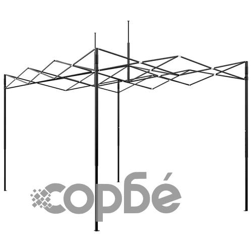 Градинска оранжерия с метална рамка 280 x 410 x 315 см Зелена Стомана ➤ топ цена ➤ sorbe.bg