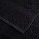 Гостни кърпи SOLUND 600 gsm - 50 броя, черни, 30x50 см, памук