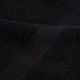 Гостни кърпи SOLUND 600 gsm - 50 броя, черни, 30x50 см, памук