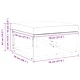 Подпорка за крака с възглавница - черен алуминий 70x71.5x32 см