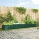 Повдигната градинска леха зелена 400x80x44 см поцинкована стомана