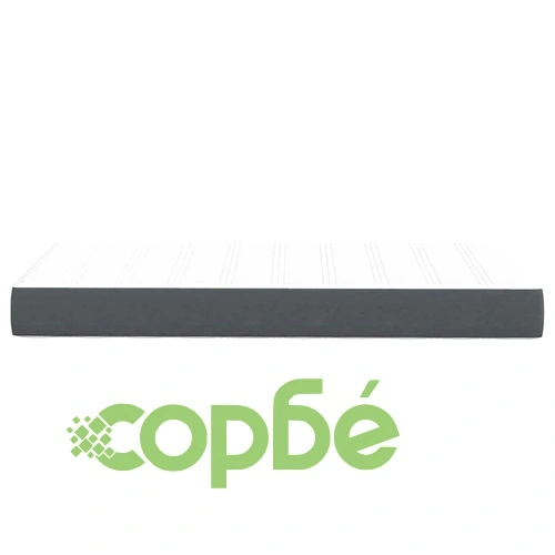 Матрак с джобни пружини сив 90x190x20 см текстил ➤ топ цена ➤ sorbe.bg